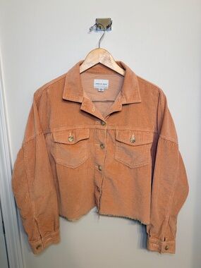 American Eagle Outfitters Corduroy Trucker Jacket - Rust